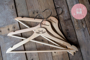 Personalised Wooden Hangers - Little Love Boxes