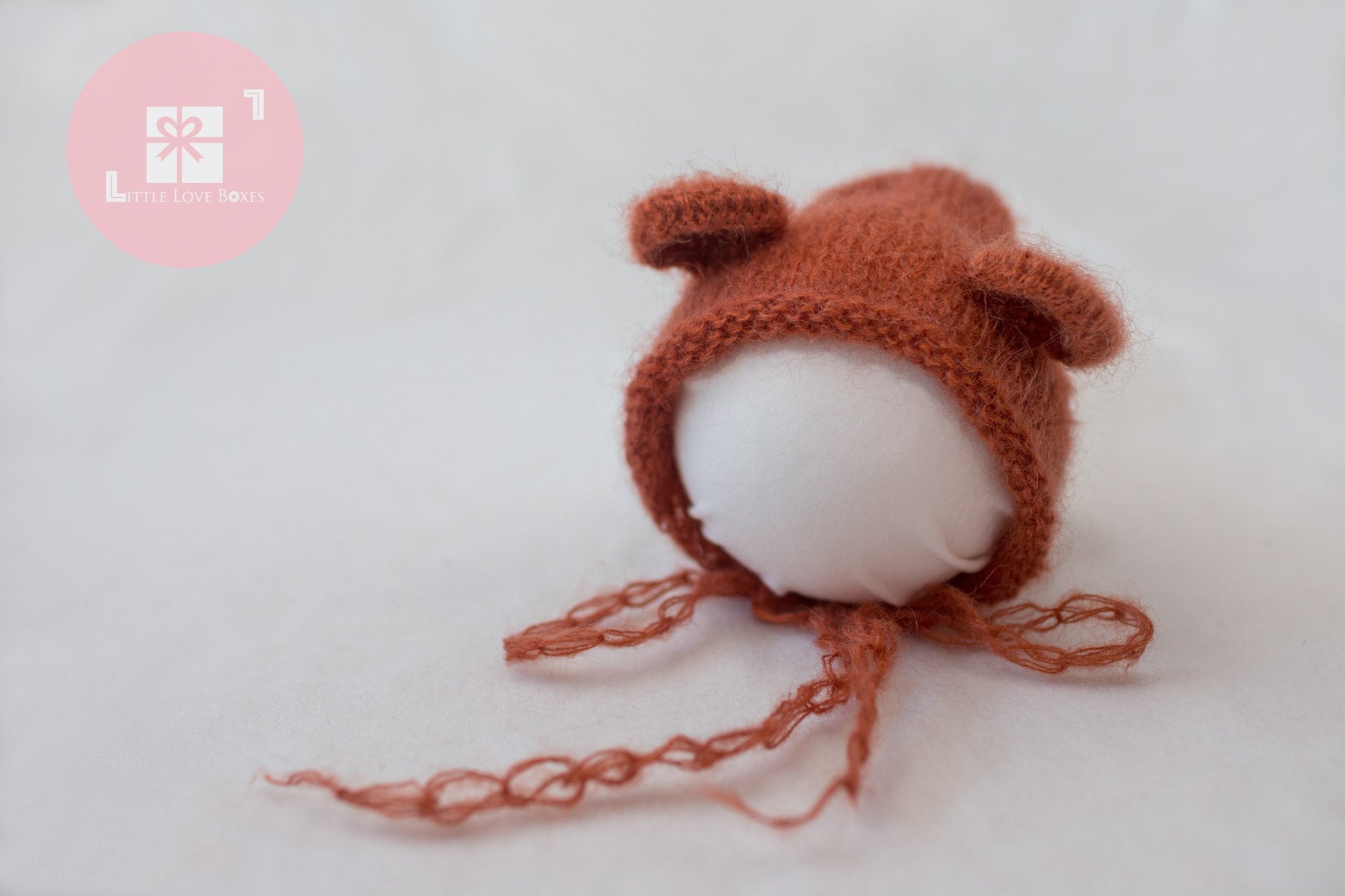1021 Teddy Bonnets (newborn) - Little Love Boxes