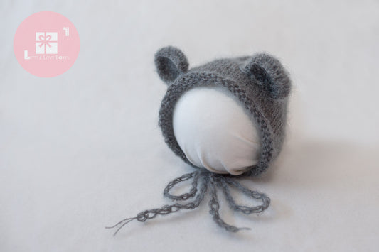 1021 Teddy Bonnets (newborn) - Little Love Boxes