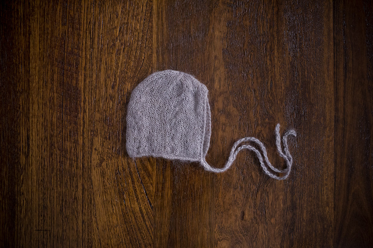 1016 Audrey Knit Bonnets (newborn) - Little Love Boxes