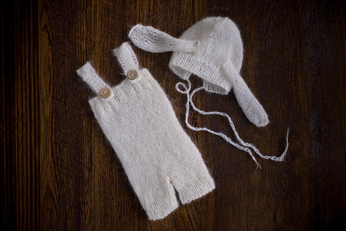 1003 Bunny set White (newborn) - Little Love Boxes