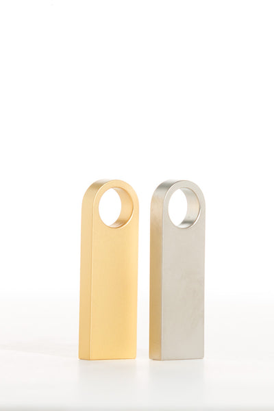 0009 Mini Metal USB (Gold) - Little Love Boxes